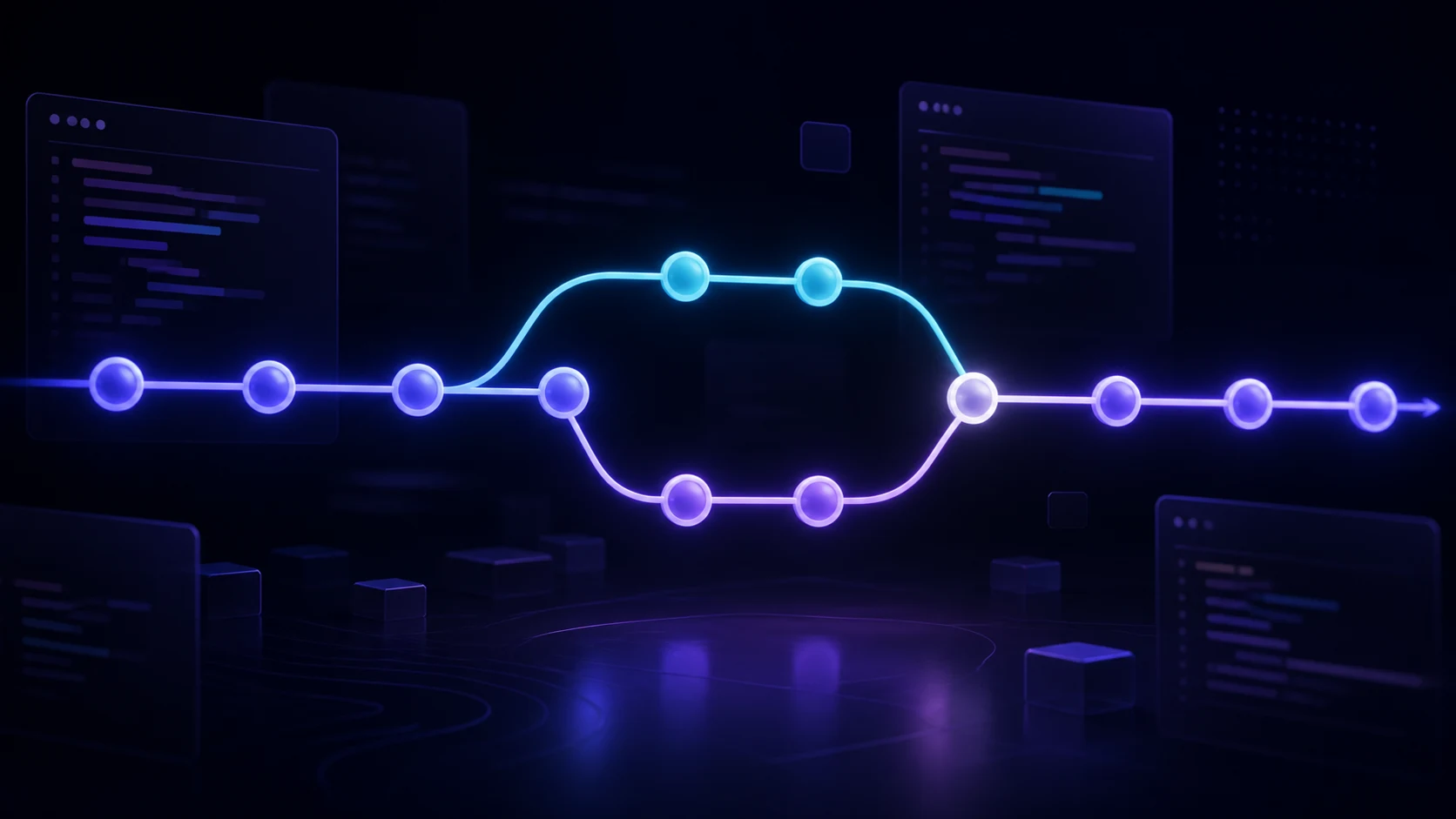 Схема Git workflow: коммиты, ветки, слияние и работа с GitHub