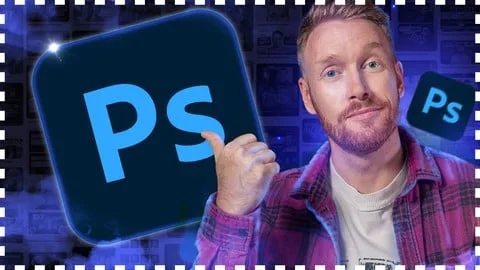 Обложка курса «Adobe Photoshop с нейросетями: с нуля до результата» Дмитрия Фокеева на Udemy