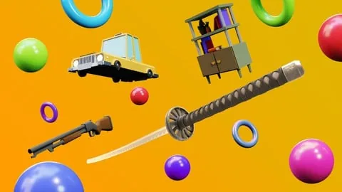 Обложка базового курса Кирилла Швецова по 3D-графике для игр