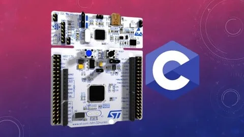 Обложка курса Microcontroller Embedded C Programming для STM32