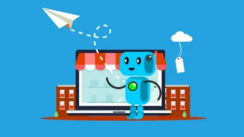 Обложка курса Андрея Кудлая о Telegram-ботах и интернет-магазине на PHP