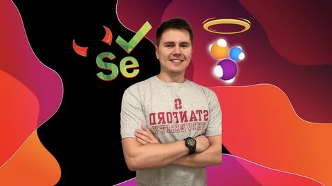 Обложка курса Selenium и Selenide для начинающих Automation QA + 2 проекта