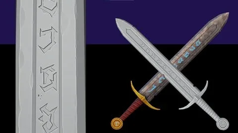 Blender Sculpting - Rune Sword — курс Стивена Улибарри на Udemy